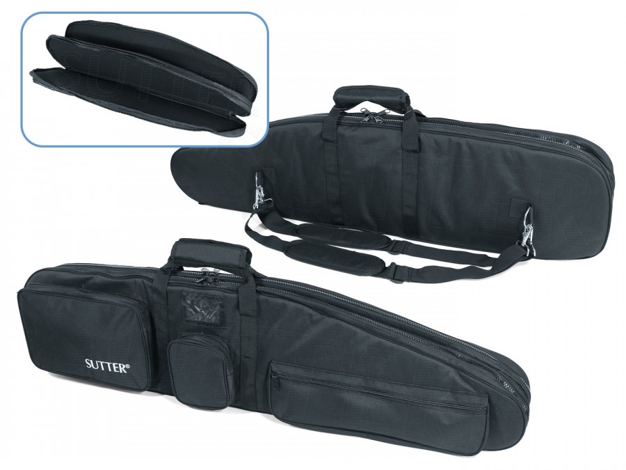 PREMIUM Doppel-Waffentasche 125x37cm - Gewehrtasche für zwei Langwaffen mit Optiken